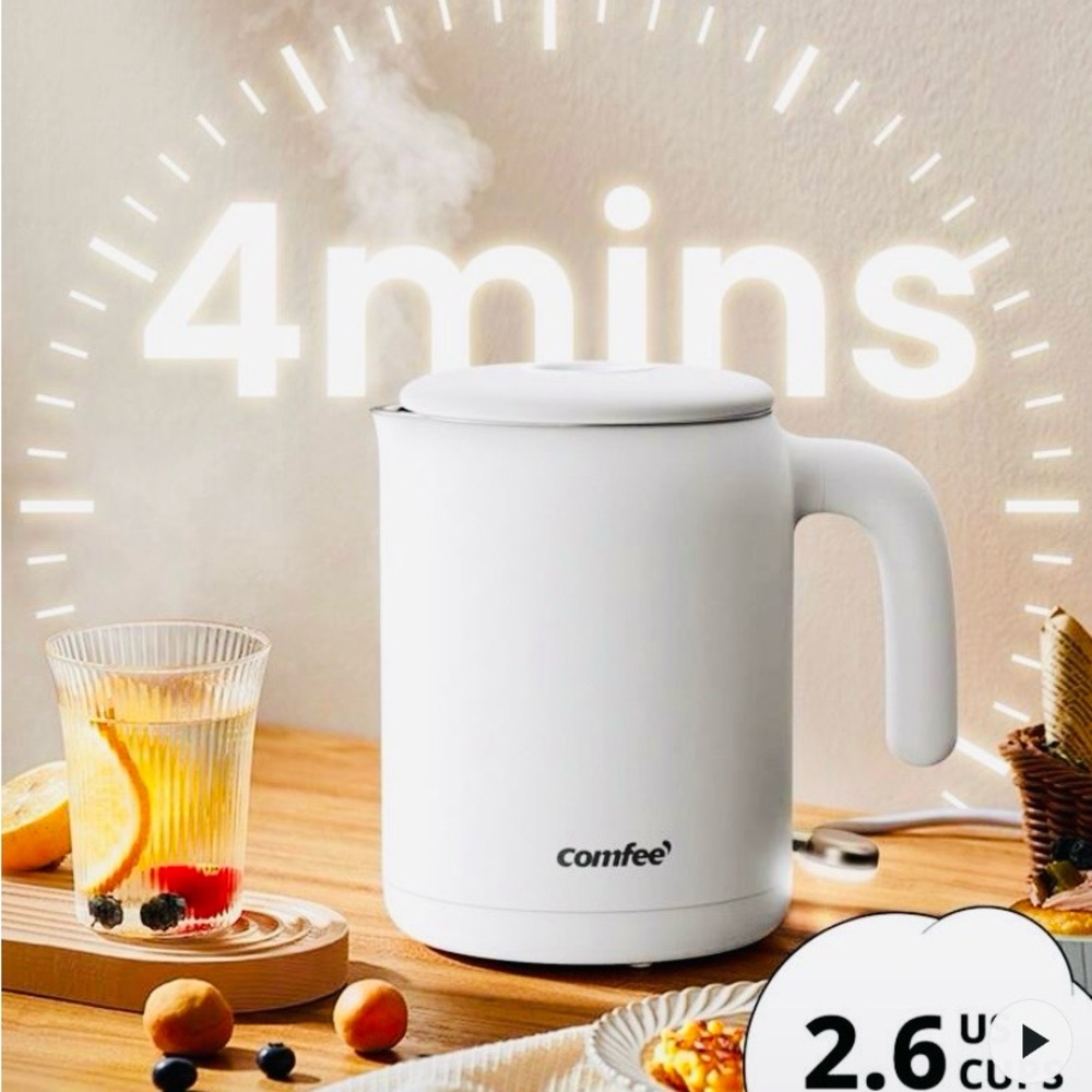 White Electric Kettle